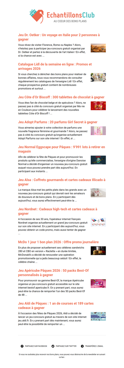 EchantillonsClub.com : Profitez des derniers bons plans 😍