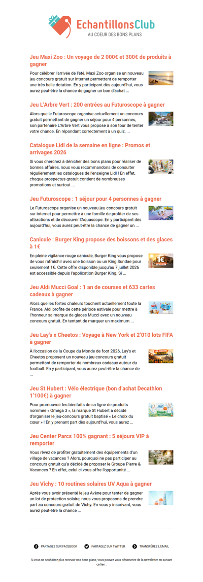 EchantillonsClub.com : Profitez des derniers bons plans 😍