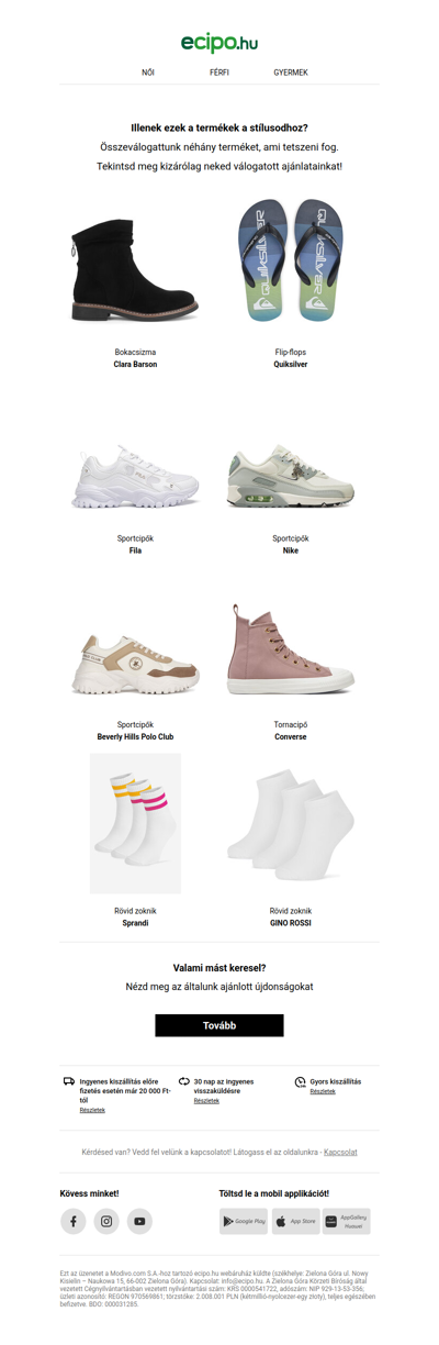 💪 Termékek a stílusodhoz