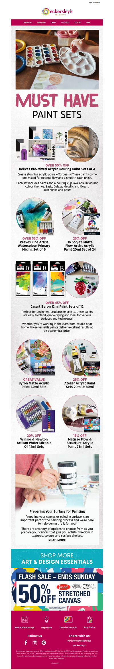 Get yourself sorted with these Paint Sets! 🎨