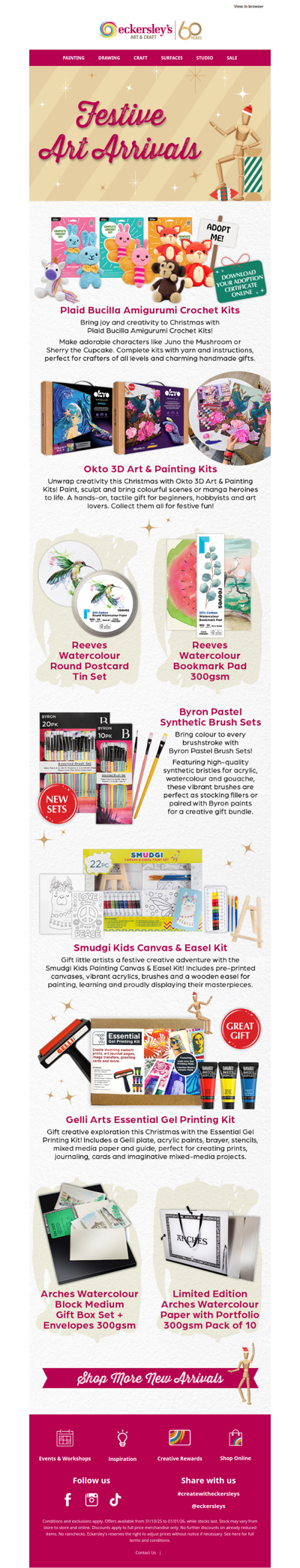 Get Festive with Fresh Art Arrivals ✨