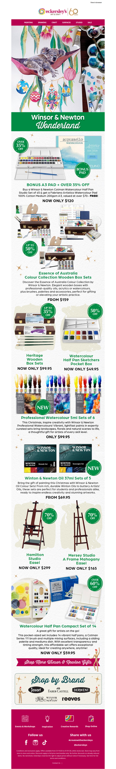 Winsor & Newton Wonderland ❄️