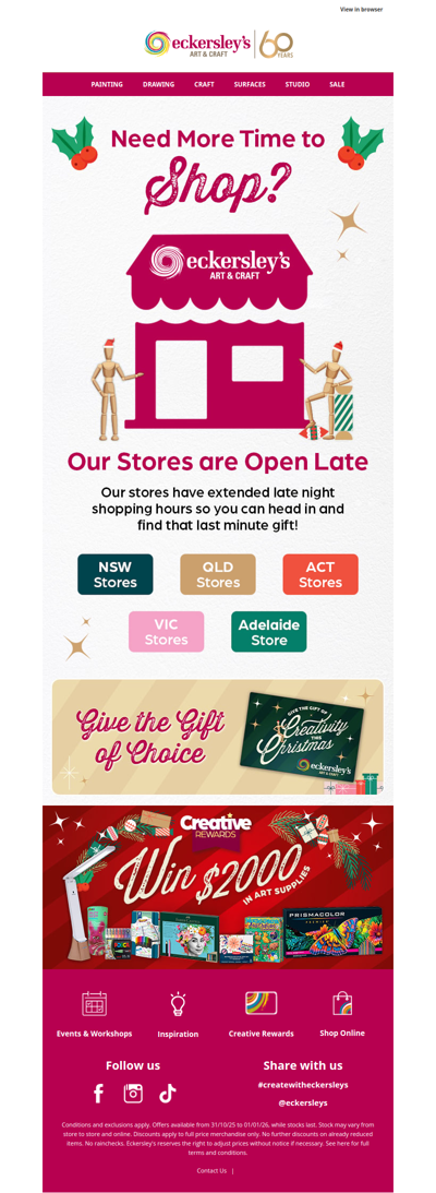 Our Stores are Open Late! 🌙