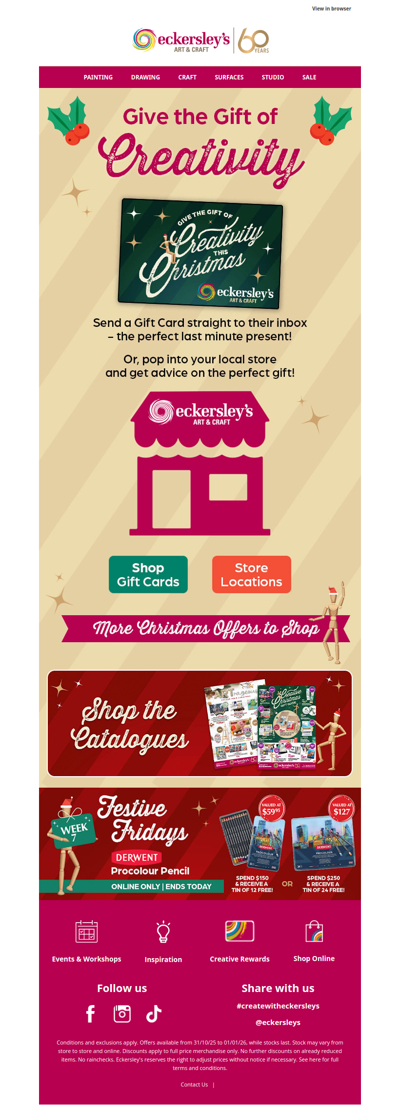 Need a last minute gift for that creative someone? 🎁