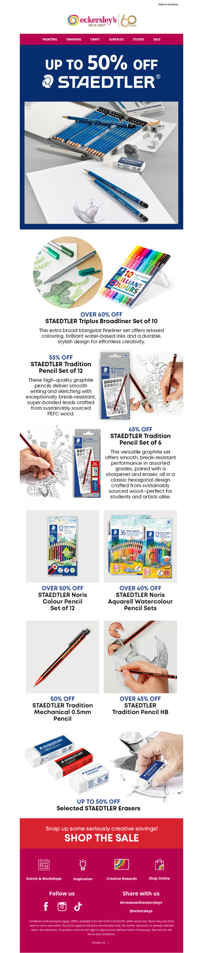 Up to 50% OFF STAEDTLER!