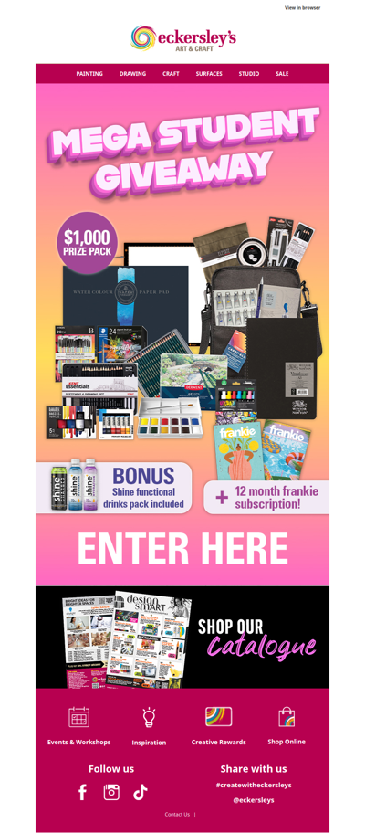 Students: Enter Our Mega Giveaway Competition Now!