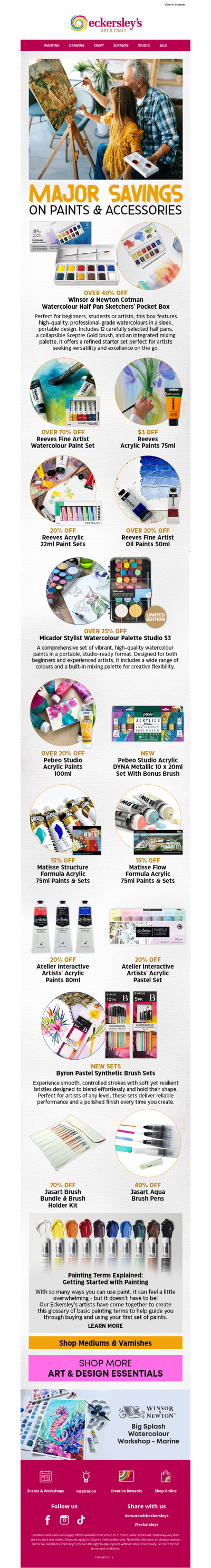 Paint the town with huge savings 🎨