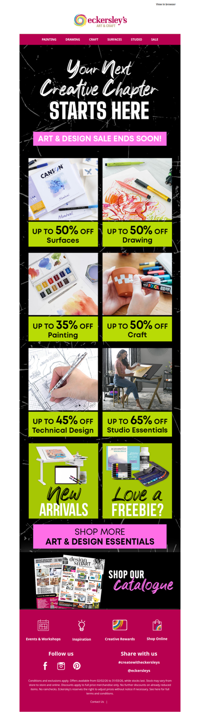 Our Art & Design Essentials Sale ENDS SOON!