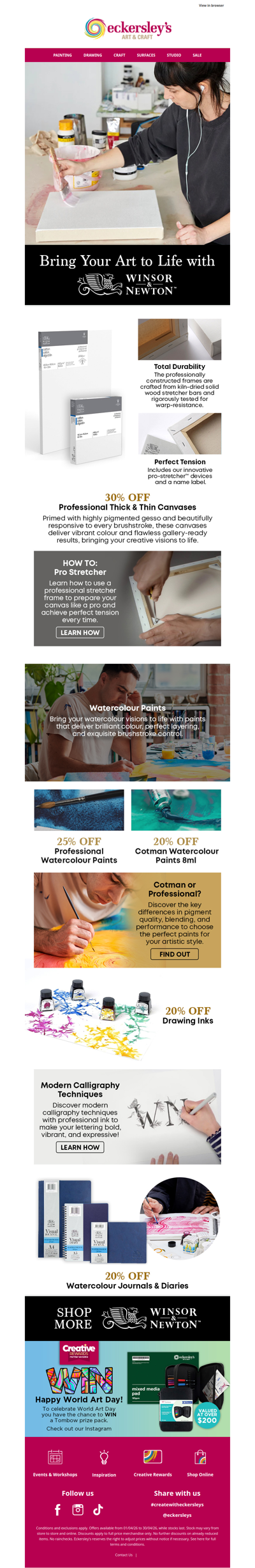 Bring Your Art to Life with Winsor & Newton 🎨