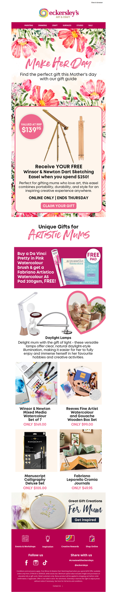 Make her day with our Mother's day gift guide! 💌