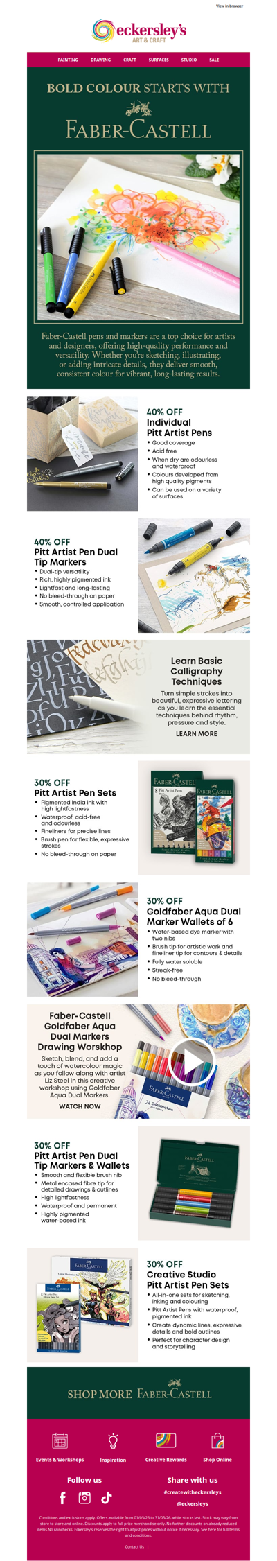 Make your mark with Faber-Castell!
