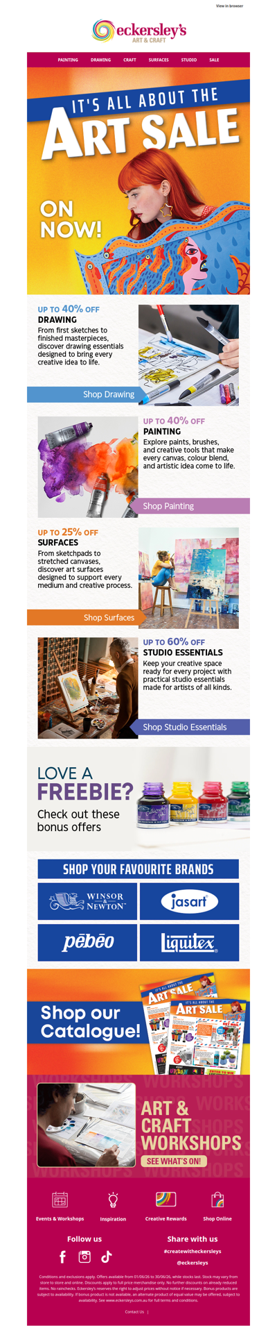 It's All About the Art Sale is on NOW! 🎨