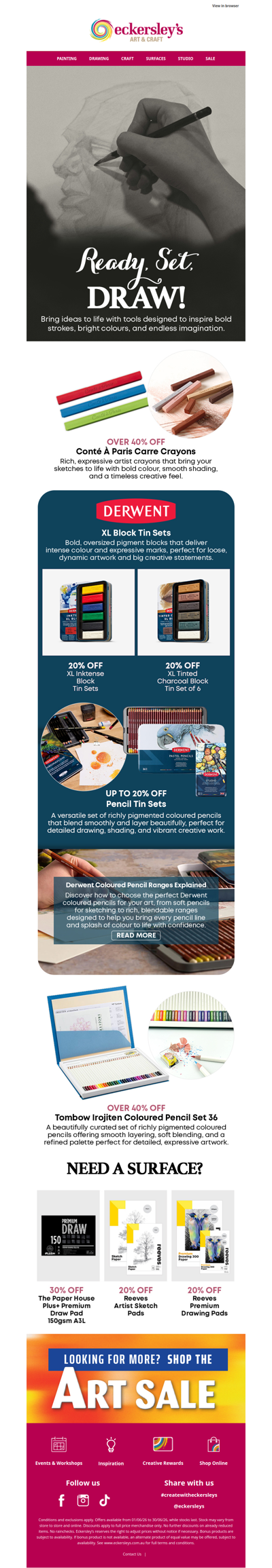 Draw on these amazing offers!