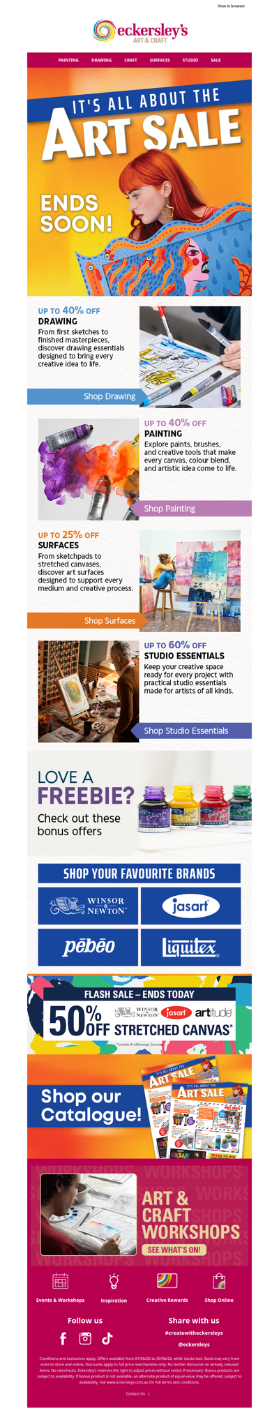 It's All About the Art Sale ends Tonight! 🎨