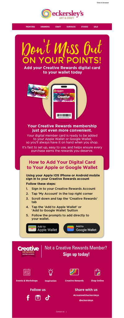 Unlock your rewards! Add your card to your digital wallet 📲