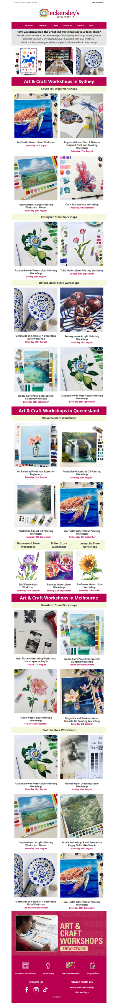 Learn, Create & Connect with Our Workshops!