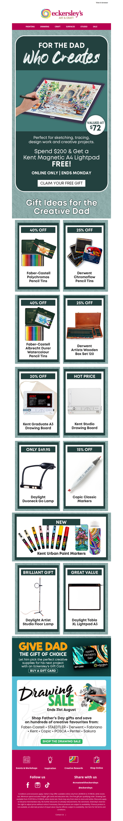 Father's Day Gifts for Every Creative Dad