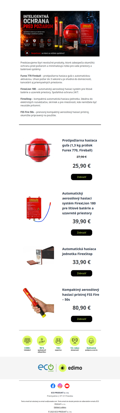 Nové hasiace technológie - Bezpečnosť, na ktorú sa môžete spoľahnúť