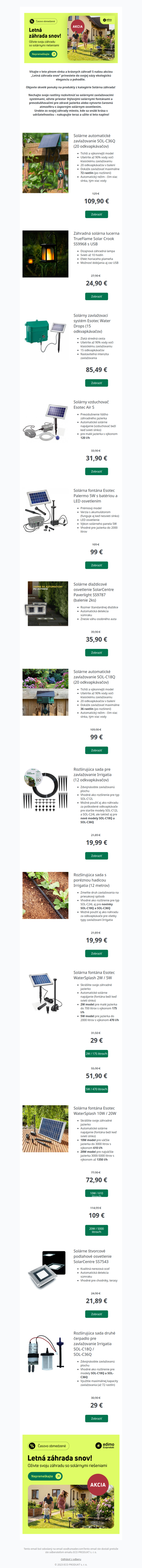 Letná záhrada snov !