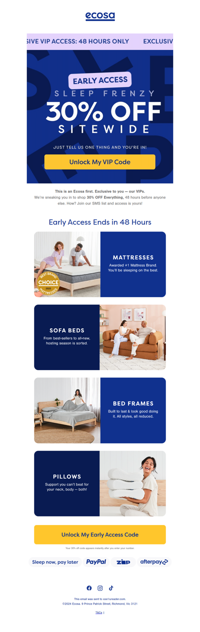 We’ve never done this before, Snoozer