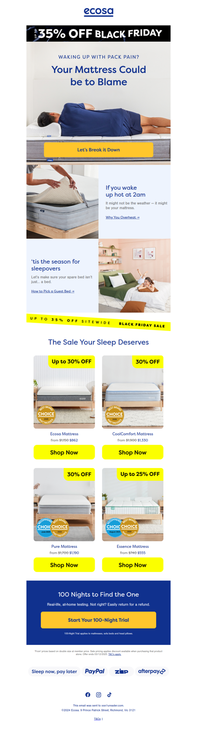 We prefer Back Friday (not a typo).