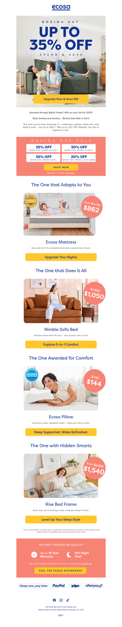 So silly. We've gone BIG again!