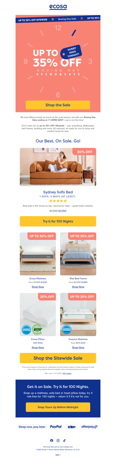 This is your alarm: Do Not Hit Snooze!