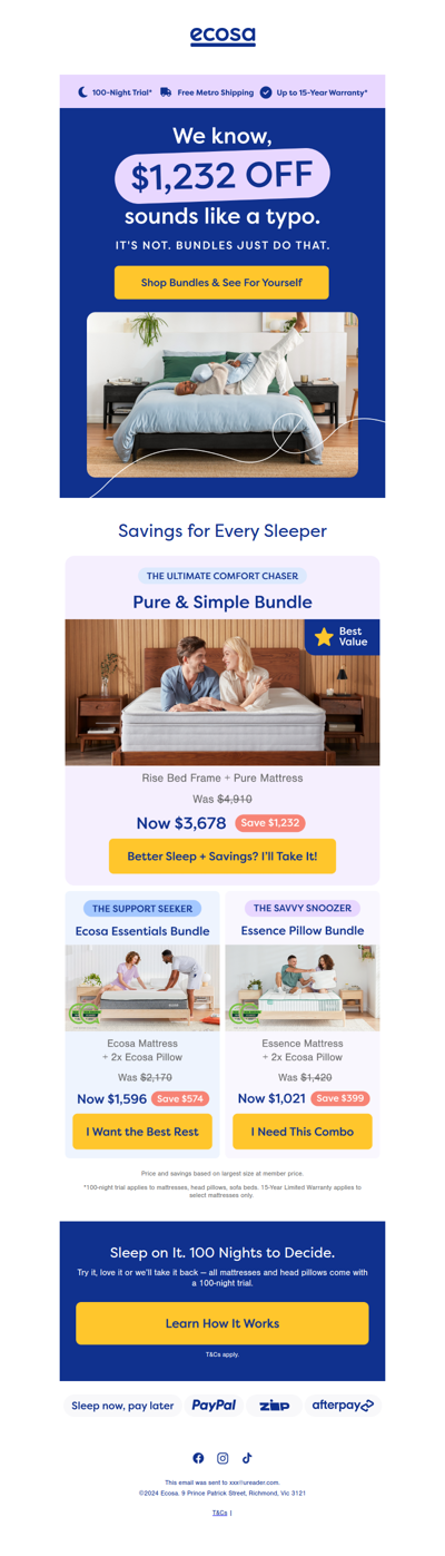 This can't be right… up to $1,232 off? 👀