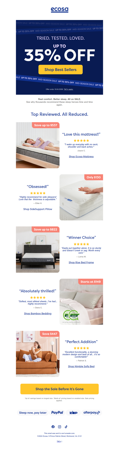 These Ones Pass the Test...