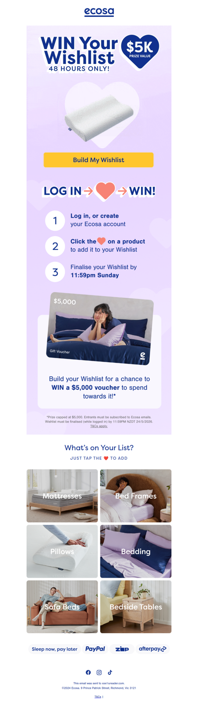 WIN Your Wishlist ❤️ 48hrs Only!