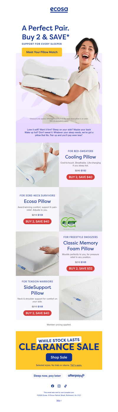 Your pillow is here, we promise.