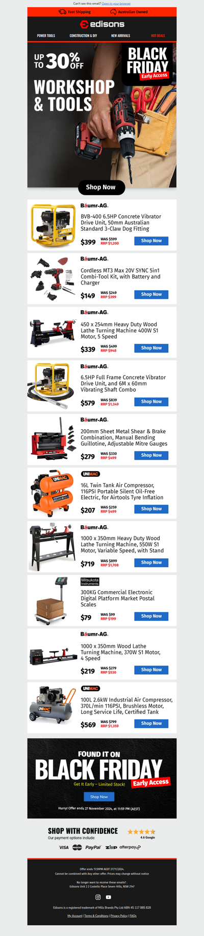 🔧 Workshop & Tool Deals You Can’t Miss! 🛠️