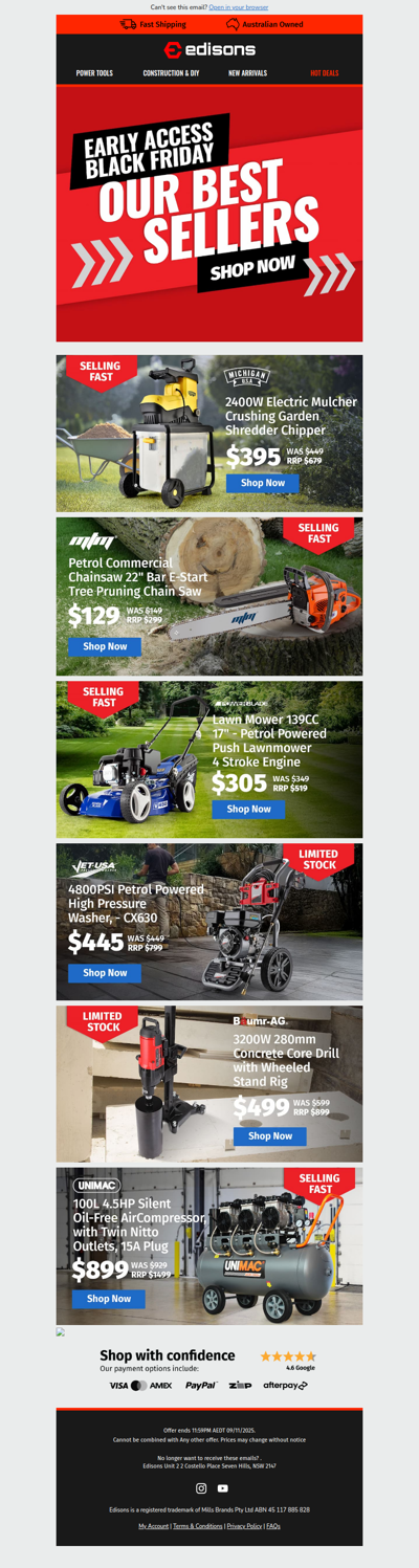 🔥 Early Black Friday Hot Picks! 👀