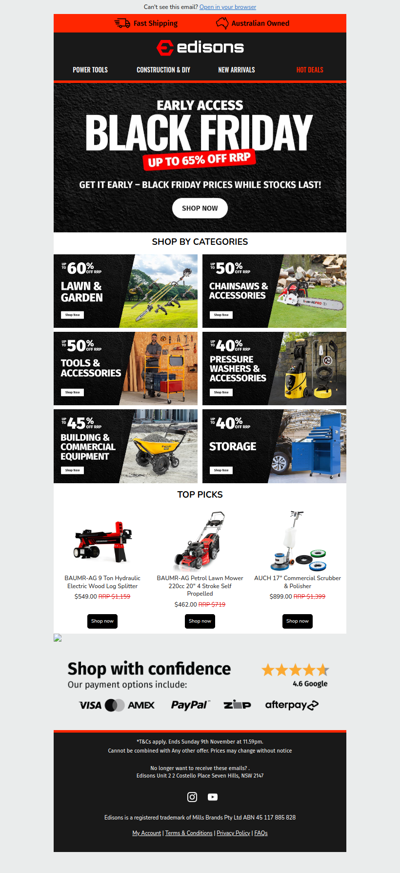 🚨 Up to 65% OFF RRP | Early Black Friday 😱