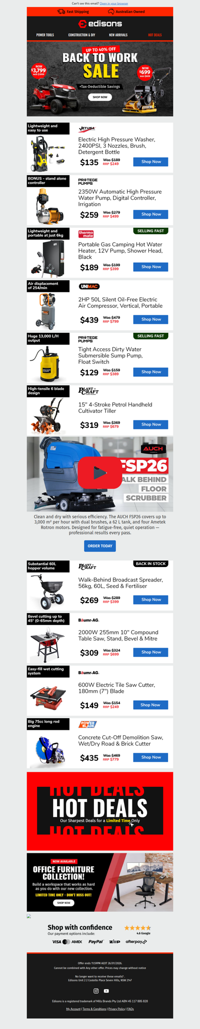 🛠️Back to Work, Back to Bargains! 💥