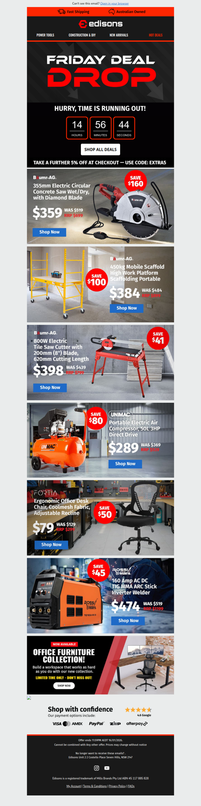 🥳 Friday Deal Drop + Extra 5% Off Now! 👇🏼