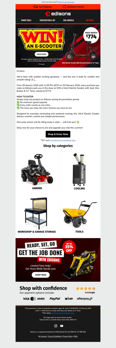 🚨WIN a $774 VALK E-Scooter!🚨