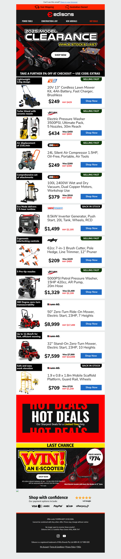 🛠️ Trusted 2025 Models, Better Value 📉