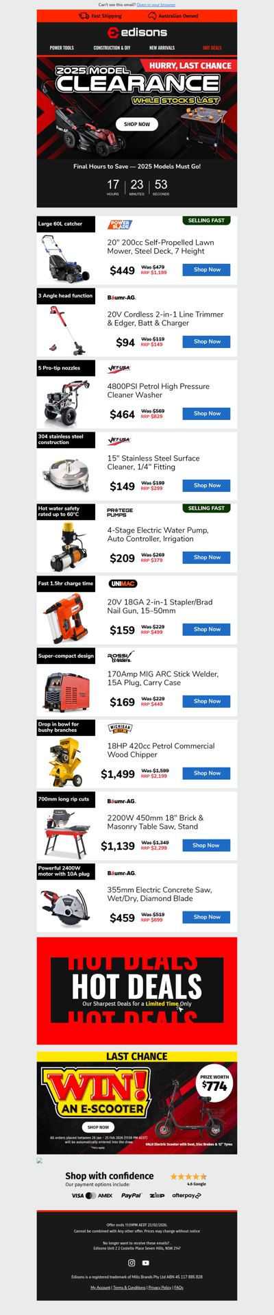 ⏰ Final Hours: 2025 Model Clearance 🚨