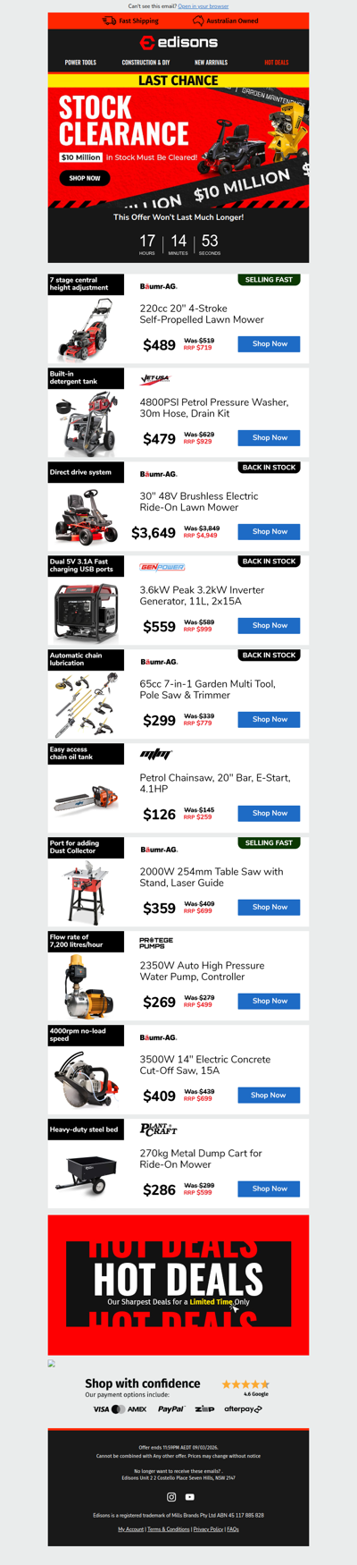 ⏰ Final Hours: $10M Clearance Ending 🚫