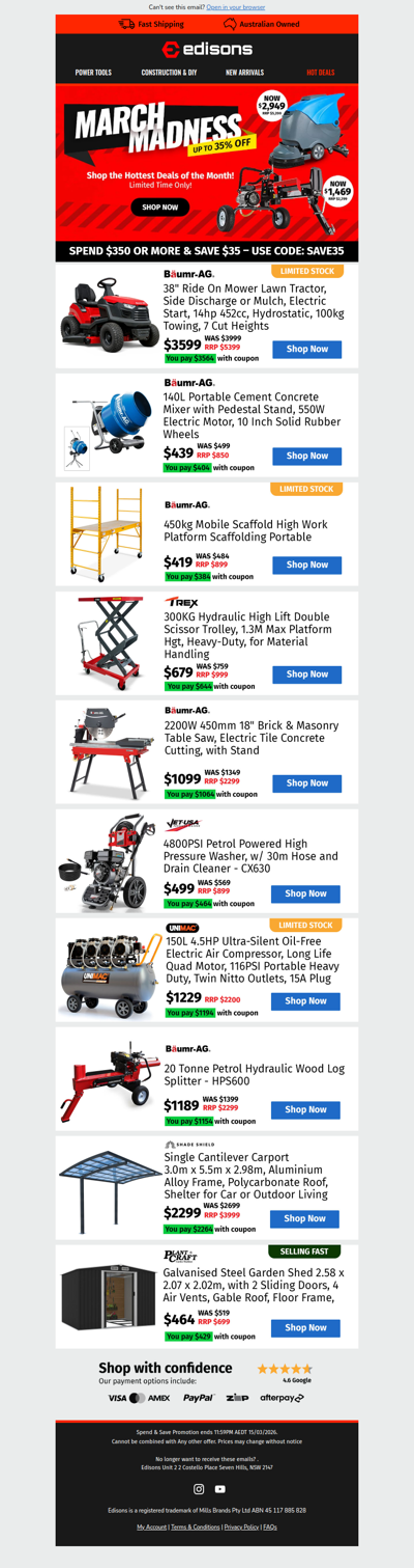 You’re in the list