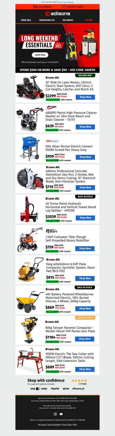 🎁 Your $50 Off Awaits