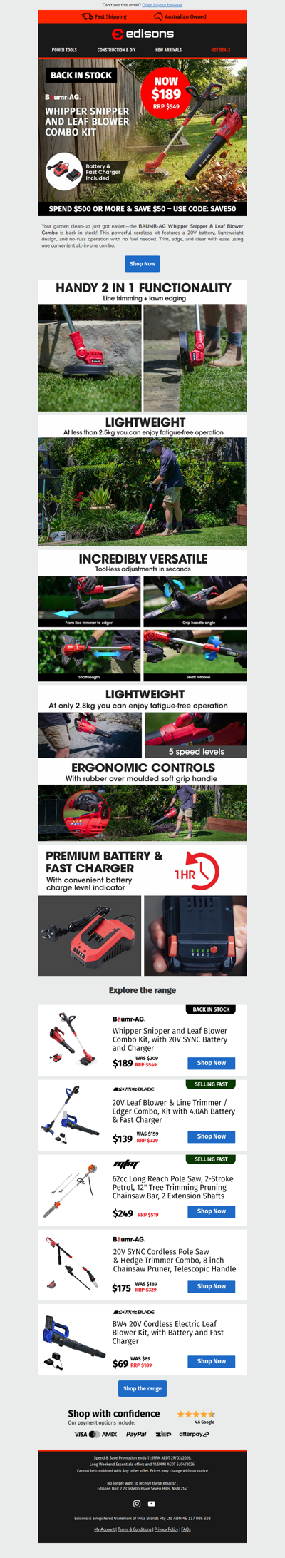 2-in-1 Garden Power Combo is Back!