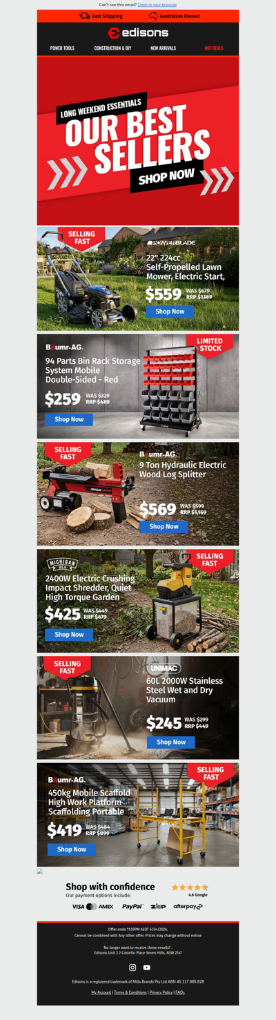 🏆Top Trending Long Weekend Essentials!