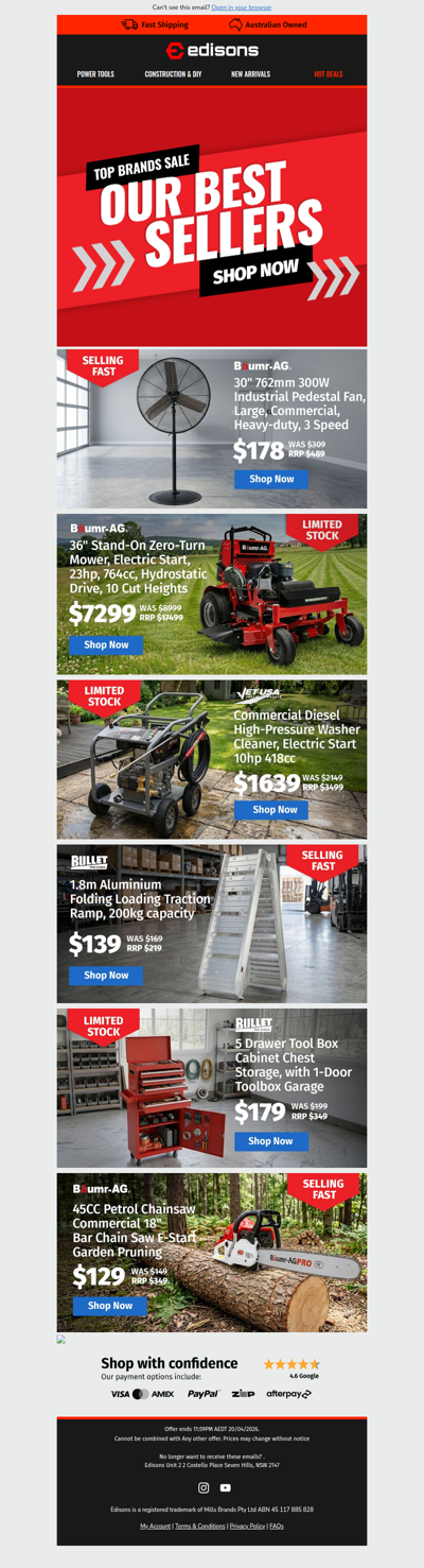 Top Brands, Top Deals - Selling Fast 🔥