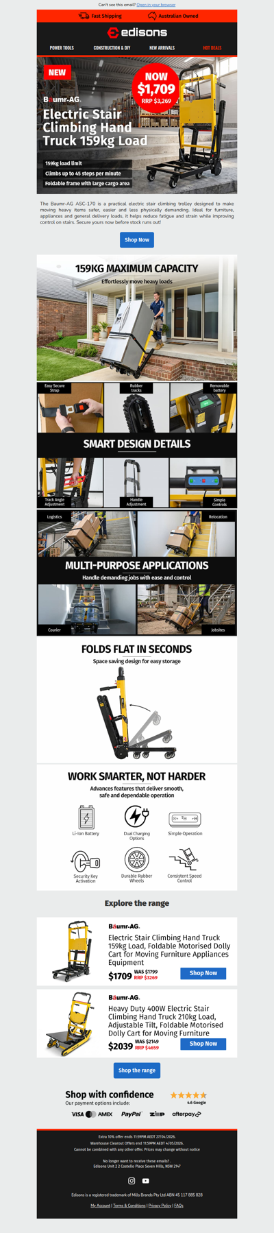 New: Built for Heavy Lifting Jobs 🥾