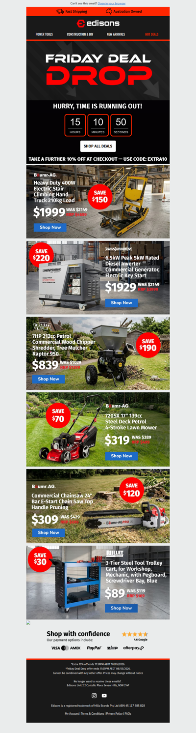 ⚡ Hurry Friday Deals End Tonight!