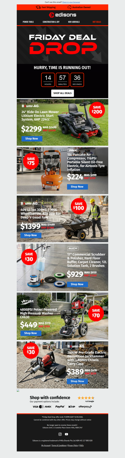 ⚡ Get Ready for Major Savings!