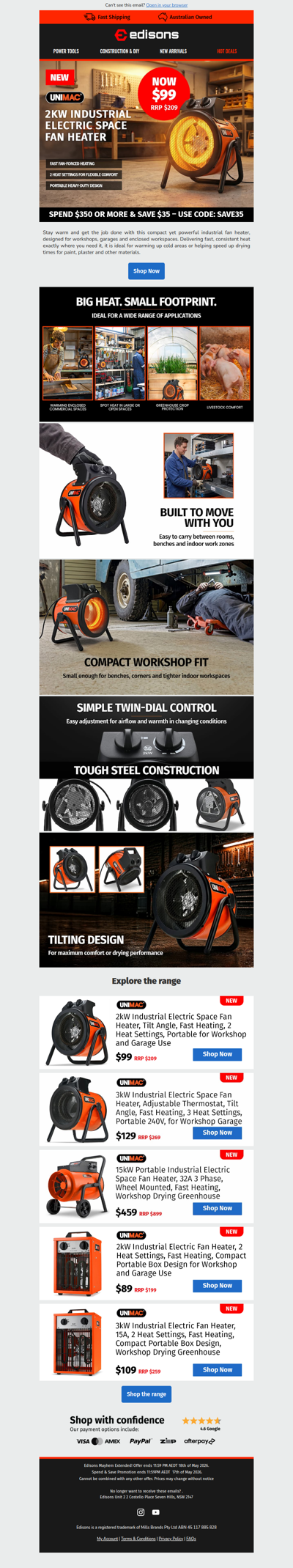 NEW: Powerful Industrial Heater 🔥
