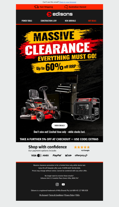 🚨Up to 60% OFF RRP